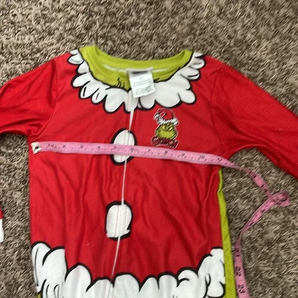 The Grinch toddler size 4 onesie, Halloween costume or pajama - Picture 7 of 9